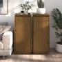 Sideboard 2 Stück massives honigbraunes Kiefernholz 31,5x34x75 cm von vidaXL, Sideboards - Ref: Foro24-813357, Preis: 61,52 €...
