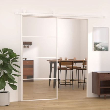 ESG-Schiebetür aus weißem Glas und Aluminium, 90 x 205 cm von vidaXL, Türen für zu Hause - Ref: Foro24-151660, Preis: 162,89 ...