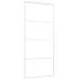 ESG-Schiebetür aus weißem Glas und Aluminium, 90 x 205 cm von vidaXL, Türen für zu Hause - Ref: Foro24-151660, Preis: 162,89 ...