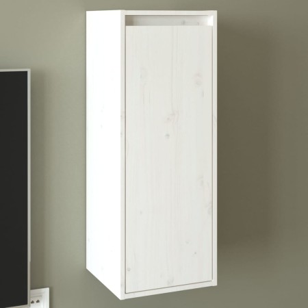 Massiver Wandschrank aus weißem Kiefernholz, 30 x 30 x 80 cm von vidaXL, Regale und Regale - Ref: Foro24-813497, Preis: 52,60...