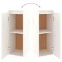 Massiver Wandschrank aus weißem Kiefernholz, 30 x 30 x 80 cm von vidaXL, Regale und Regale - Ref: Foro24-813497, Preis: 51,93...