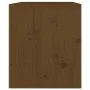 Wandschrank aus massivem Kiefernholz in Honigbraun, 45 x 30 x 35 cm von vidaXL, Regale und Regale - Ref: Foro24-813441, Preis...