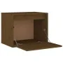 Wandschrank aus massivem Kiefernholz in Honigbraun, 45 x 30 x 35 cm von vidaXL, Regale und Regale - Ref: Foro24-813441, Preis...