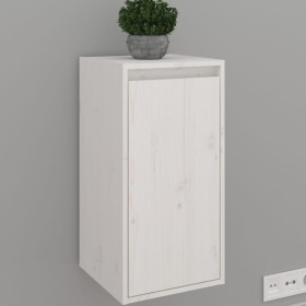 Solid white pine wood wall cabinet 30x30x60 cm by vidaXL, Shelves and shelves - Ref: Foro24-813487, Price: 51,22 €, Discount: %