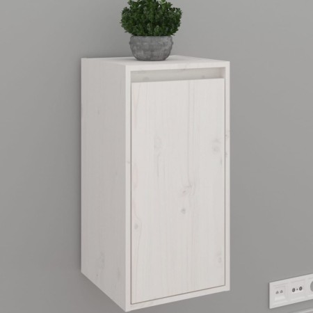 Massiver Wandschrank aus weißem Kiefernholz, 30 x 30 x 60 cm von vidaXL, Regale und Regale - Ref: Foro24-813487, Preis: 51,22...
