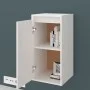 Solid white pine wood wall cabinet 30x30x60 cm by vidaXL, Shelves and shelves - Ref: Foro24-813487, Price: 50,52 €, Discount: %