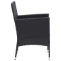 5-piece garden furniture set with black synthetic rattan cushions by vidaXL, Garden sets - Ref: Foro24-3095011, Price: 414,05...