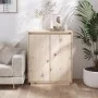 Aparador de madera maciza de pino 60x34x75 cm de vidaXL, Aparadores - Ref: Foro24-813345, Precio: 94,34 €, Descuento: %