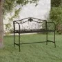 Banco de jardín de dos plazas 104 cm acero negro de vidaXL, Bancos de jardín - Ref: Foro24-318831, Precio: 130,20 €, Descuent...