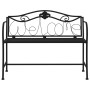 Zweisitzer-Gartenbank 104 cm aus schwarzem Stahl von vidaXL, Gartenbänke - Ref: Foro24-318831, Preis: 132,76 €, Rabatt: %
