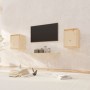 Wandschrank 2 Stk. aus massivem Kiefernholz 30x30x40 cm von vidaXL, Regale und Regale - Ref: Foro24-813476, Preis: 57,29 €, R...