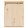 Wandschrank 2 Stk. aus massivem Kiefernholz 30x30x40 cm von vidaXL, Regale und Regale - Ref: Foro24-813476, Preis: 57,44 €, R...
