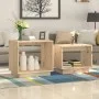 Stapelbare Couchtische 2 Einheiten aus massivem Kiefernholz von vidaXL, Couchtisch - Ref: Foro24-813525, Preis: 36,98 €, Raba...