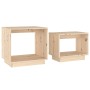 Stackable coffee tables 2 units solid pine wood by vidaXL, Coffee table - Ref: Foro24-813525, Price: 37,32 €, Discount: %