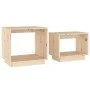 Stackable coffee tables 2 units solid pine wood by vidaXL, Coffee table - Ref: Foro24-813525, Price: 36,98 €, Discount: %