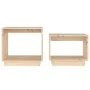 Stapelbare Couchtische 2 Einheiten aus massivem Kiefernholz von vidaXL, Couchtisch - Ref: Foro24-813525, Preis: 36,98 €, Raba...