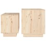 Stackable coffee tables 2 units solid pine wood by vidaXL, Coffee table - Ref: Foro24-813525, Price: 37,32 €, Discount: %