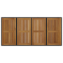 Conjunto de Comedor de Jardín de 7 Piezas Negro Poliratán de , Sillas de jardín - Ref: Foro24-3365410, Precio: 445,76 €
