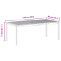 Juego de comedor de jardín de 7 piezas  de ratán poliéster gris y acacia | Foro24.es | Tu tienda online para hogar, jardín y más Foro24.es