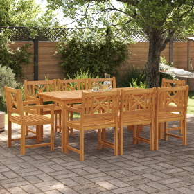 Sillas de jardín 2 pcs 56x56x90 cm de madera maciza de acacia