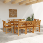Sillas de jardín 2 pcs 56x56x90 cm de madera maciza de acacia
