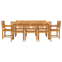 Sillas de jardín 2 pcs 56x56x90 cm de madera maciza de acacia