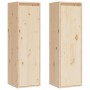 Wandschrank 2 Einheiten aus massivem Kiefernholz 30x30x100 cm von vidaXL, Regale und Regale - Ref: Foro24-813506, Preis: 133,...
