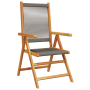 Set de comedor de jardín 7 pzas madera acacia y ratán PE gris | Foro24.es | Tu tienda online para hogar, jardín y más Foro24.es