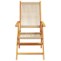 Set de comedor de jardín 5 pzas madera acacia y ratán PE beige de , Mesas de jardín - Ref: Foro24-3375740, Precio: 446,09 €, ...