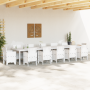Mesa de Jardín  Blanca 400x100x73 cm de Poliéster | Foro24.es | Tu tienda online para hogar, jardín y más Foro24.es