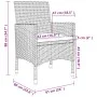 5-piece garden dining set and beige synthetic rattan cushions by vidaXL, Garden sets - Ref: Foro24-3094903, Price: 405,36 €, ...