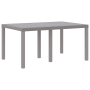 Juego de Comedor de Jardín de 7 Piezas con Cojines Gris Claro Ratan de Polipropileno de , Mesas de jardín - Ref: Foro24-33785...