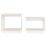 Stackable coffee tables, 2 units, solid white pine wood by vidaXL, Coffee table - Ref: Foro24-813526, Price: 48,36 €, Discoun...