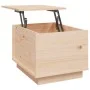 Couchtisch aus massivem Kiefernholz, 40 x 50 x 35 cm von vidaXL, Couchtisch - Ref: Foro24-813410, Preis: 67,42 €, Rabatt: %