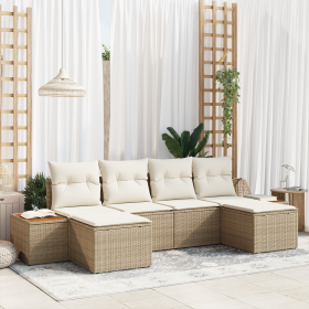 Juego de Sofás de Jardín de 13 piezas con cojines gris ratán de polietileno y acacia | Foro24.es | Tu tienda online para hogar, jardín y más Foro24.es