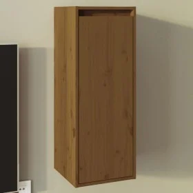 Wandschrank aus massivem Kiefernholz in Honigbraun, 30 x 30 x 80 cm von vidaXL, Regale und Regale - Ref: Foro24-813501, Preis...