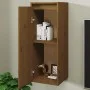 Wandschrank aus massivem Kiefernholz in Honigbraun, 30 x 30 x 80 cm von vidaXL, Regale und Regale - Ref: Foro24-813501, Preis...