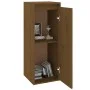 Wandschrank aus massivem Kiefernholz in Honigbraun, 30 x 30 x 80 cm von vidaXL, Regale und Regale - Ref: Foro24-813501, Preis...