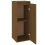 Wandschrank aus massivem Kiefernholz in Honigbraun, 30 x 30 x 80 cm von vidaXL, Regale und Regale - Ref: Foro24-813501, Preis...