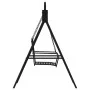 Schaukelbank aus schwarzem Stahl, 124 cm von vidaXL, Gartenbänke - Ref: Foro24-318832, Preis: 221,81 €, Rabatt: %
