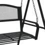 Schaukelbank aus schwarzem Stahl, 124 cm von vidaXL, Gartenbänke - Ref: Foro24-318832, Preis: 221,81 €, Rabatt: %