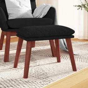 Schwarzer Stoffhocker 45x29,5x35 cm von vidaXL, Osmanen - Ref: Foro24-341463, Preis: 35,99 €, Rabatt: %