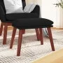 Black fabric footrest 45x29.5x35 cm by vidaXL, Ottomans - Ref: Foro24-341463, Price: 35,99 €, Discount: %