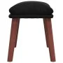 Black fabric footrest 45x29.5x35 cm by vidaXL, Ottomans - Ref: Foro24-341463, Price: 35,99 €, Discount: %