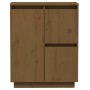 Honigbraunes Sideboard aus massivem Kiefernholz, 60 x 34 x 75 cm von vidaXL, Sideboards - Ref: Foro24-813393, Preis: 67,94 €,...