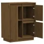 Aparador de madera maciza de pino marrón miel 60x34x75 cm de vidaXL, Aparadores - Ref: Foro24-813393, Precio: 67,13 €, Descue...