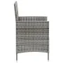 3-piece garden dining set with gray synthetic rattan cushions by vidaXL, Garden sets - Ref: Foro24-3094879, Price: 220,99 €, ...