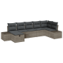 Juego de Sofá de Jardín de 7 Piezas con Co cushions Gris de Ratán Sintético de , Sofás de exterior - Ref: Foro24-3360730, Pre...