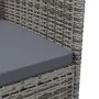 3-piece garden dining set with gray synthetic rattan cushions by vidaXL, Garden sets - Ref: Foro24-3094879, Price: 220,99 €, ...