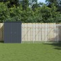 Gallinero con corral acero galvanizado gris 165x1067x181 cm de , Jaulas y habitáculos para animales pequeños - Ref: Foro24-31...